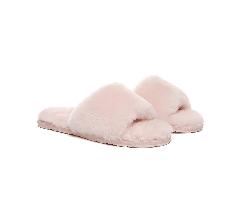 EVERAU? UGG Women Fluffy Slides Nala