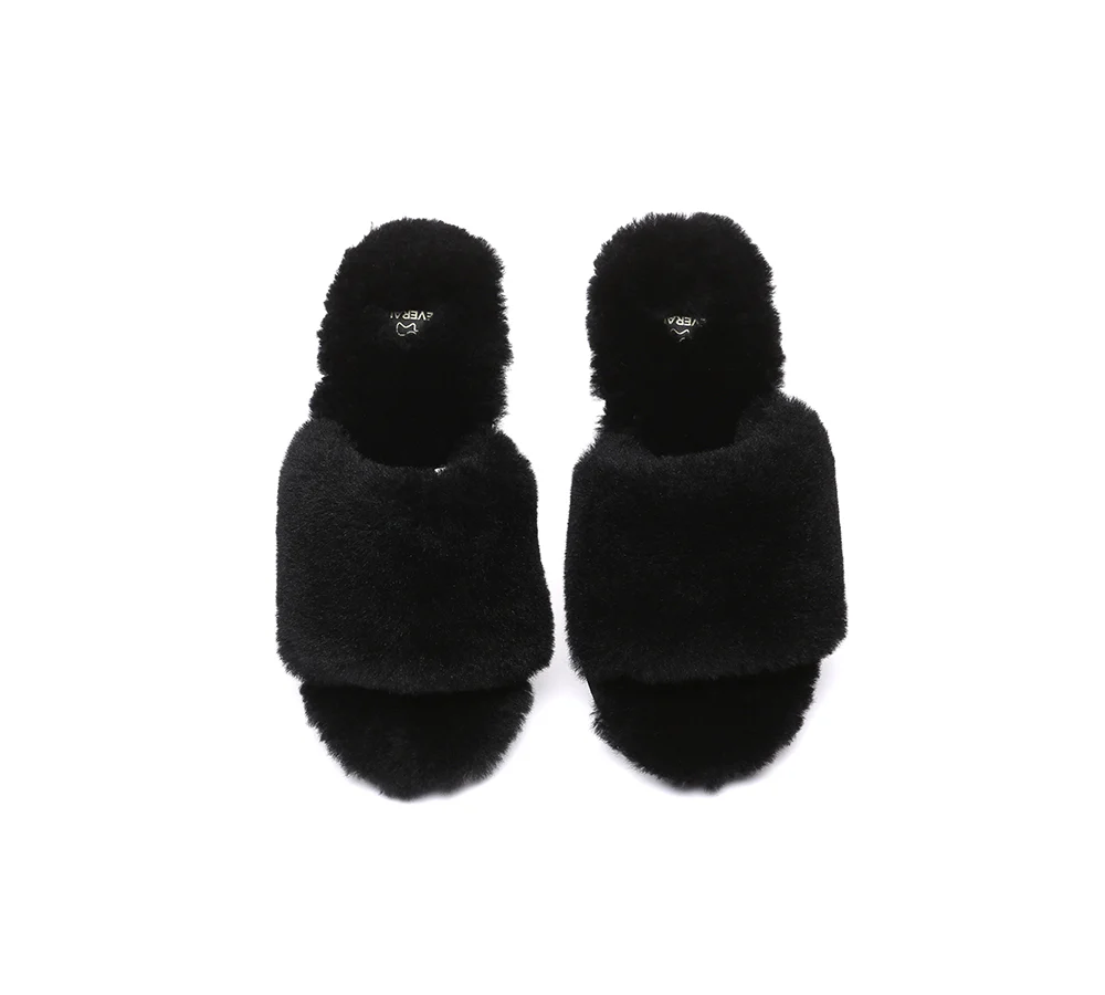 EVERAU? UGG Women Fluffy Slides Nala