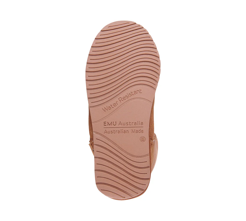 EMU? UGG Boots Australian Made Double-Face Sheepskin Tall Platinum Hi Lace