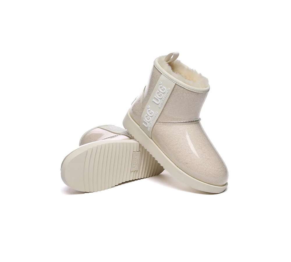 AUSTRALIAN SHEPHERD? UGG Boots Women Clear Waterproof Shearling Coated Classic