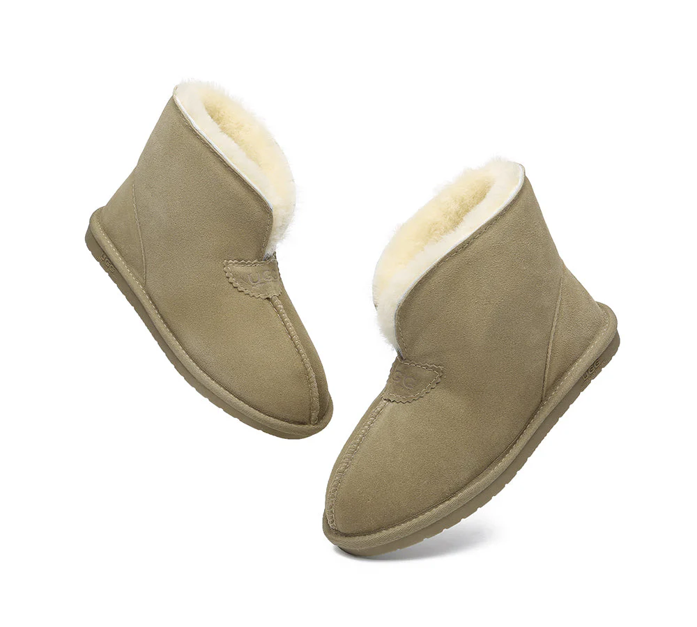 AUSTRALIAN SHEPHERD? UGG Slippers Sheepskin Wool Ankle Parker