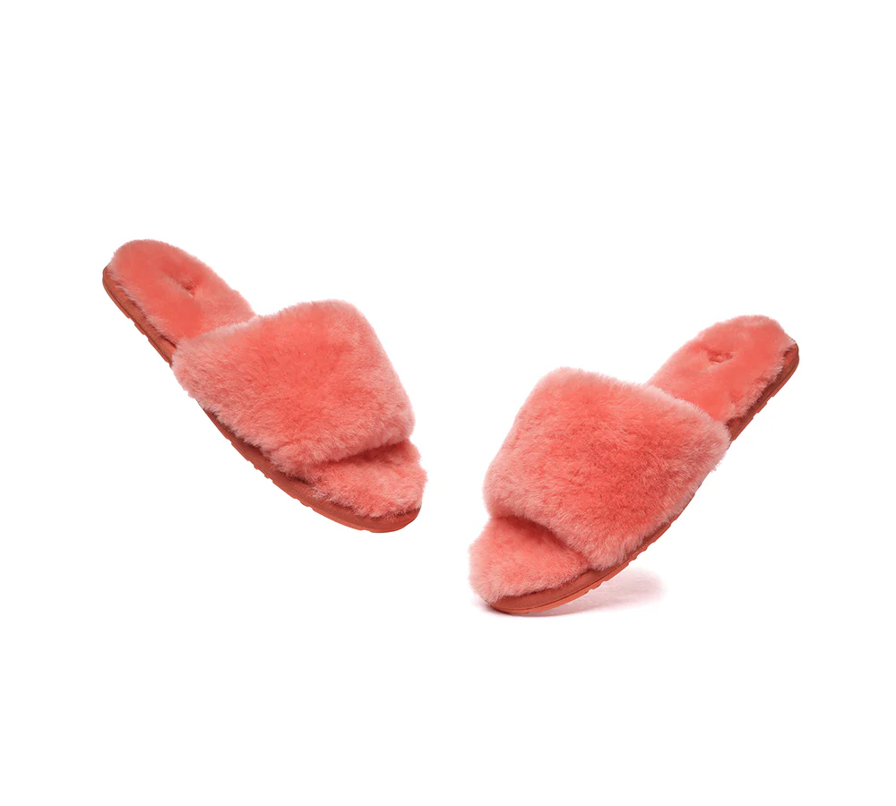 EVERAU? UGG Women Fluffy Slides Nala