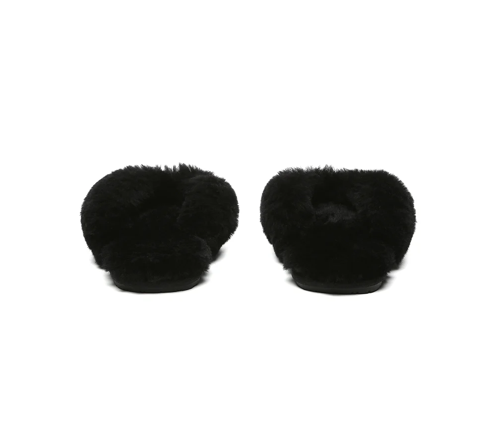 AUSTRALIAN SHEPHERD? UGG Thongs Women Fluffy Slides Farah