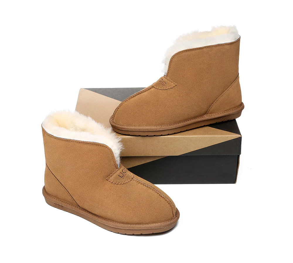 AUSTRALIAN SHEPHERD? UGG Slippers Sheepskin Wool Ankle Parker