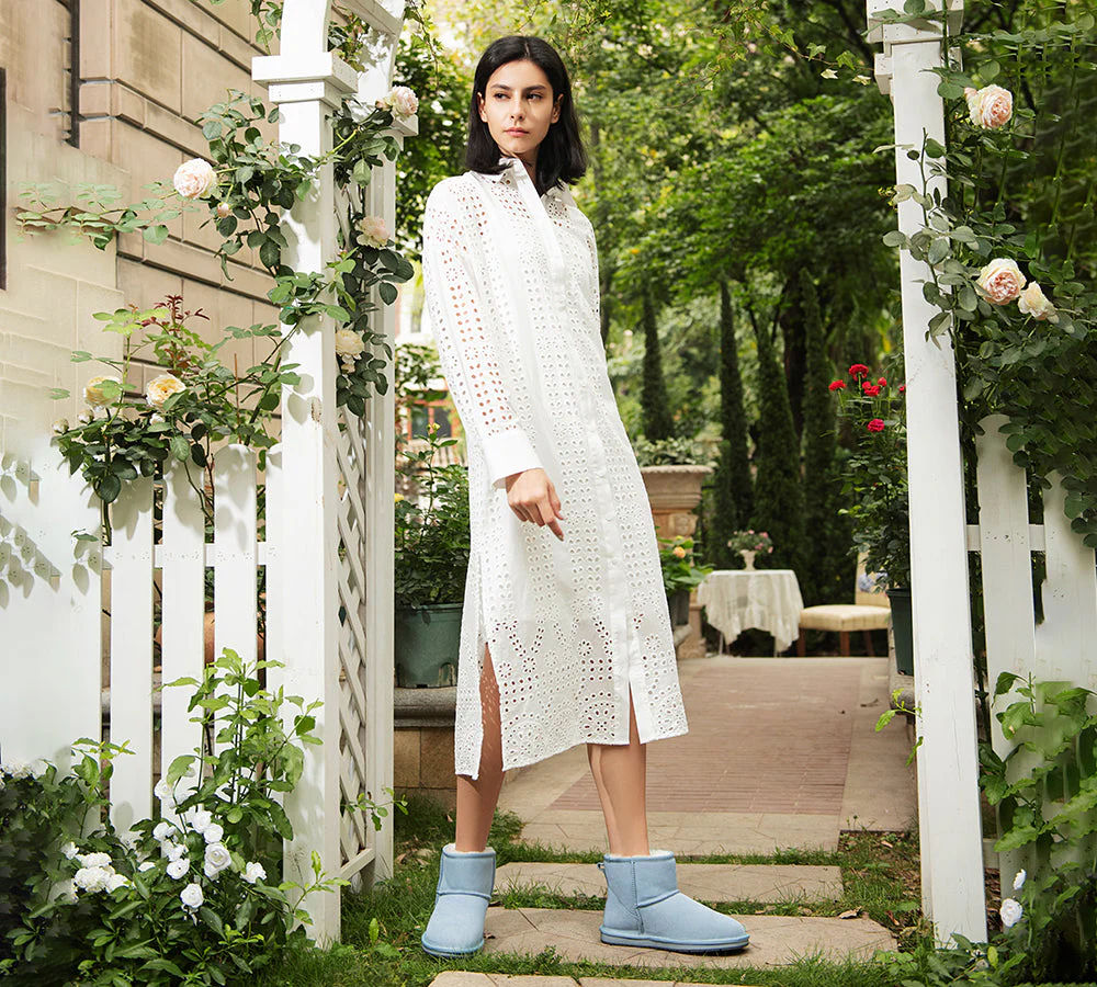 AUSTRALIAN SHEPHERD? UGG Boots Sheepskin Wool Mini Classic Suede Special Colour