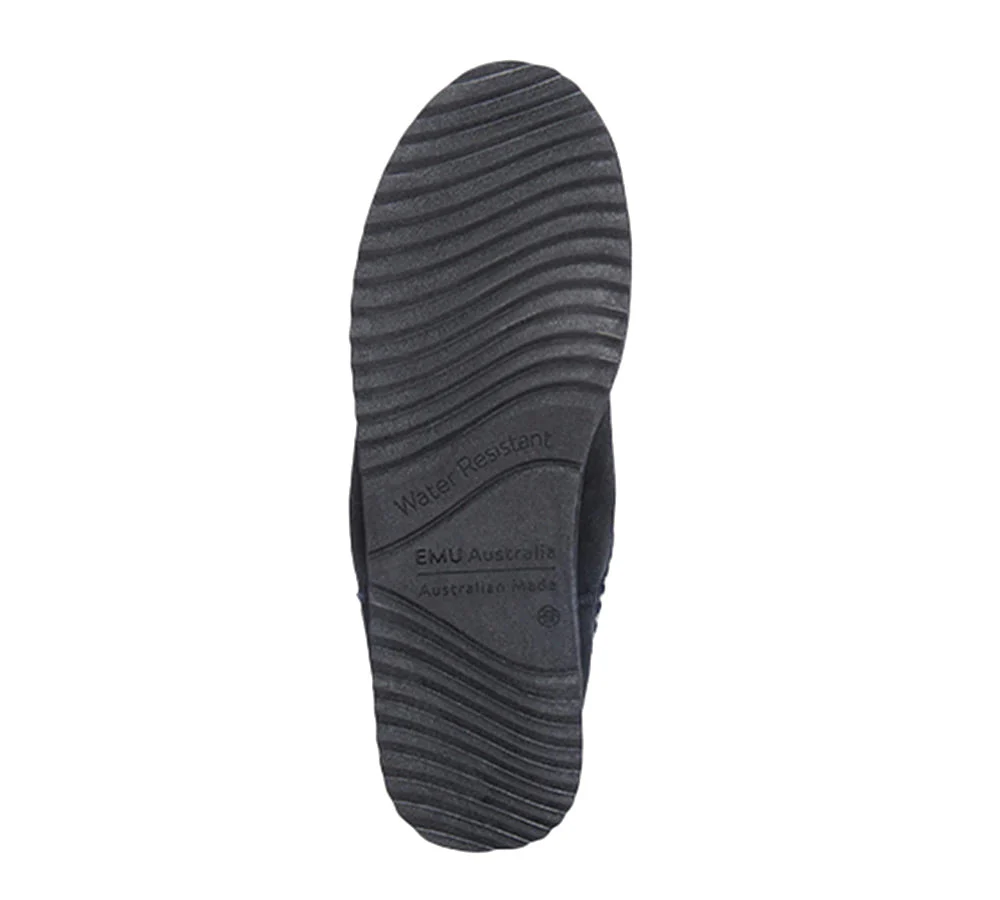 EMU? UGG Slippers Australian Made Sheepskin Wool Scuff Platinum Outback