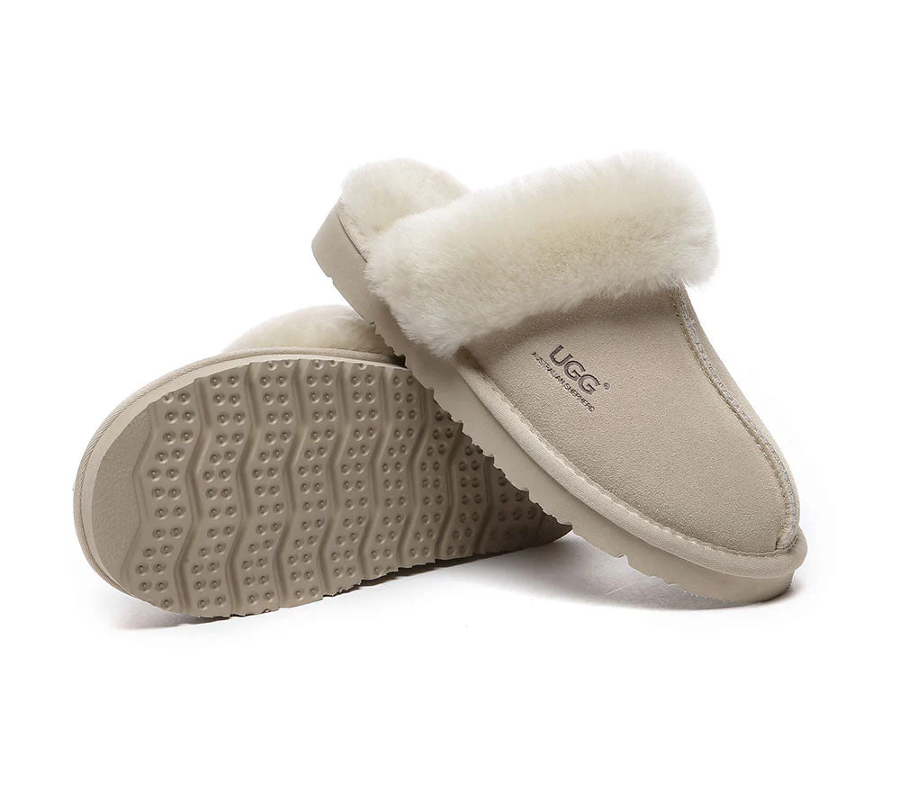 AUSTRALIAN SHEPHERD? UGG Slippers Premium Sheepskin Wool Muffin Special
