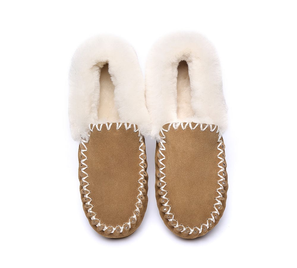 AUSTRALIAN SHEPHERD? UGG Slippers Sheepskin Wool Ankle Popo Moccasins
