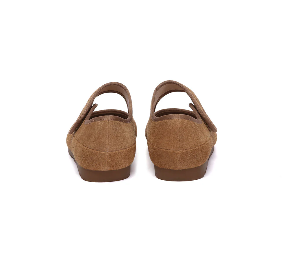 EVERAU? Women Slippers Adjustable Strap Mary Jane Malia