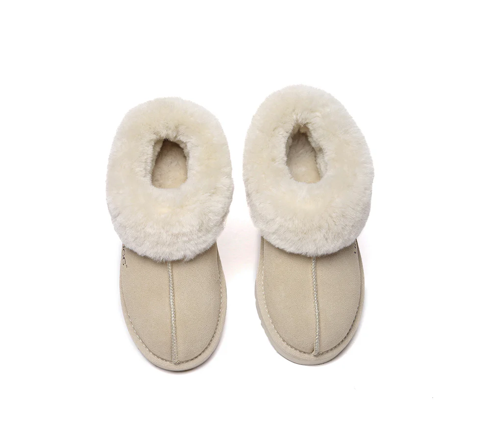 AUSTRALIAN SHEPHERD? UGG Slippers Sheepskin Wool Ankle Homey Special
