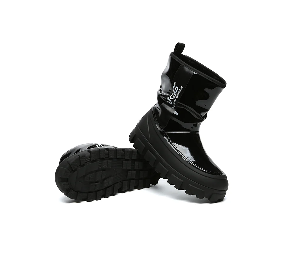 AUSTRALIAN SHEPHERD? UGG Boots Women Sheepskin Wool Waterproof Chunky Wren