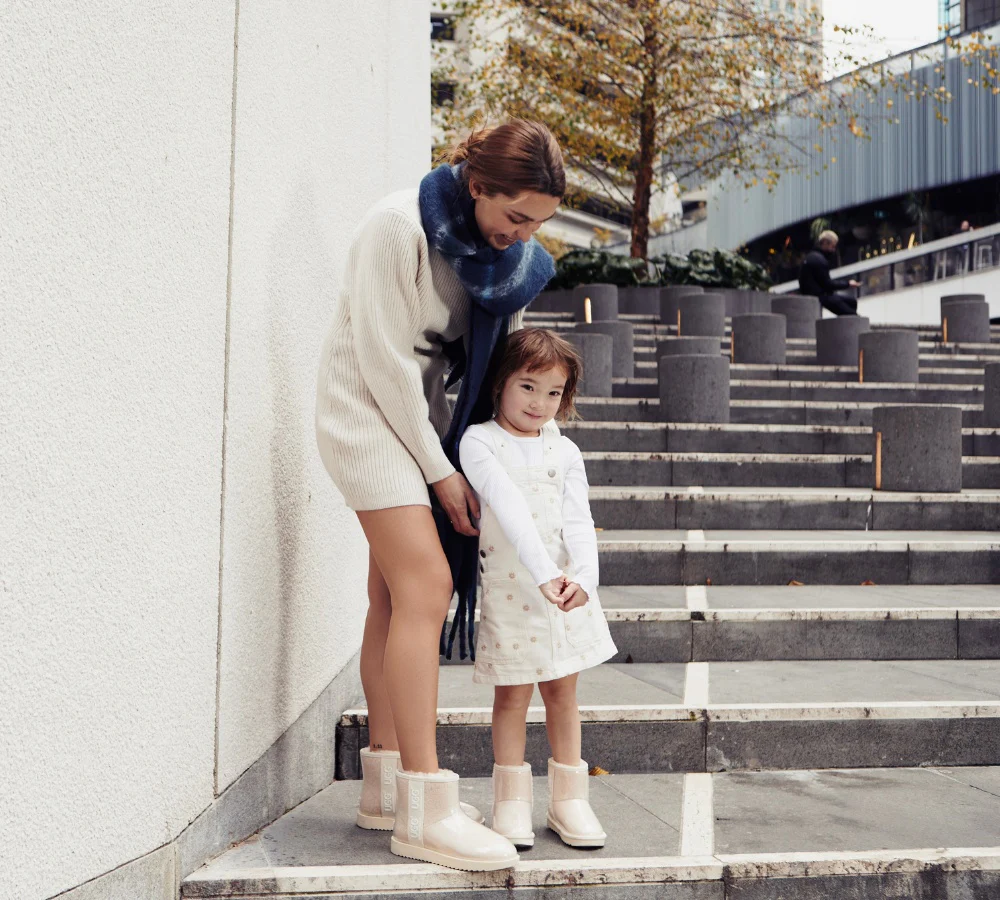 AUSTRALIAN SHEPHERD? UGG Boots Women Clear Waterproof Shearling Coated Classic