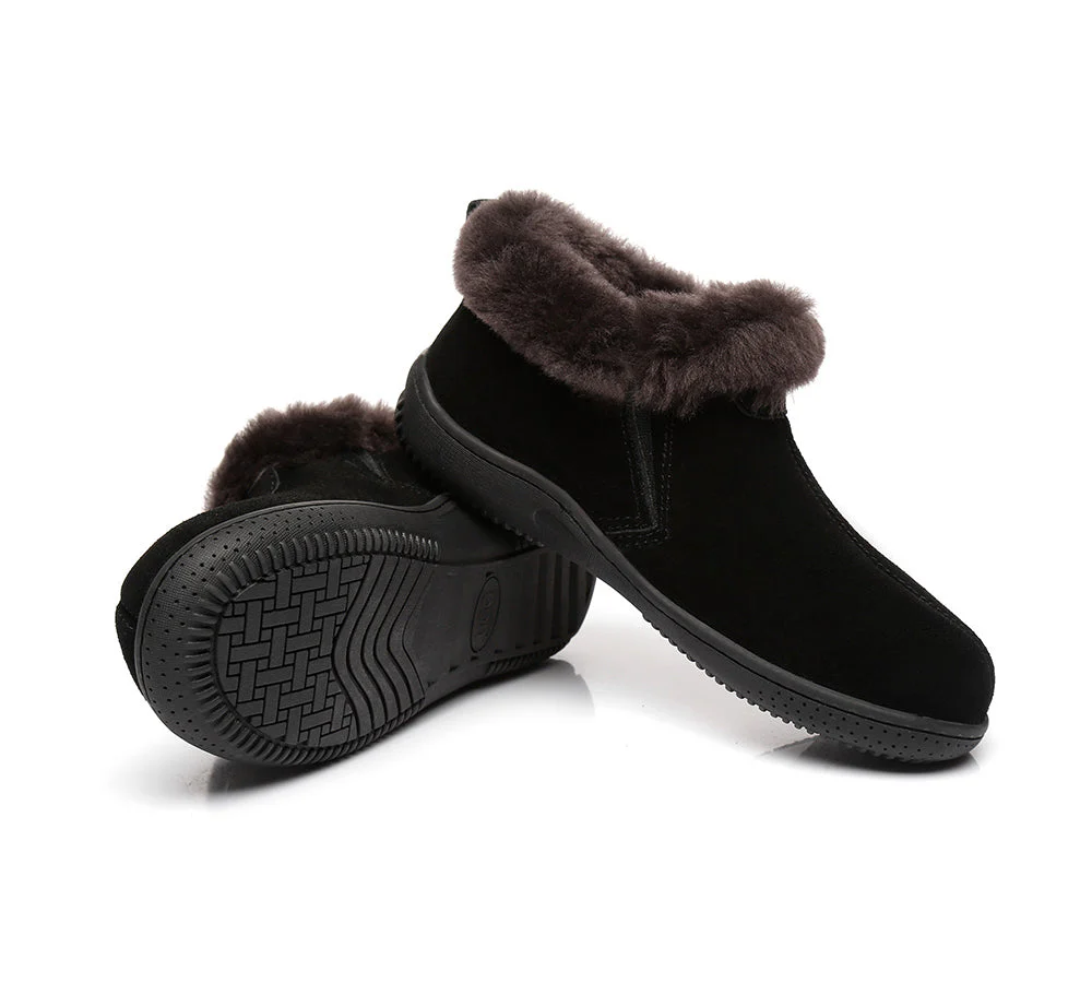 AUSTRALIAN SHEPHERD? UGG Slippers Sheepskin Wool Collar Ankle Daley