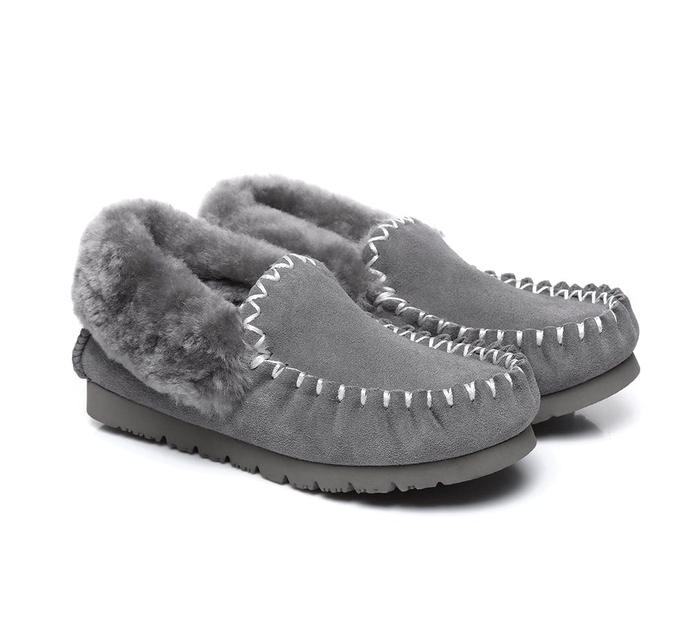 AUSTRALIAN SHEPHERD? UGG Slippers Sheepskin Wool Ankle Popo Moccasins