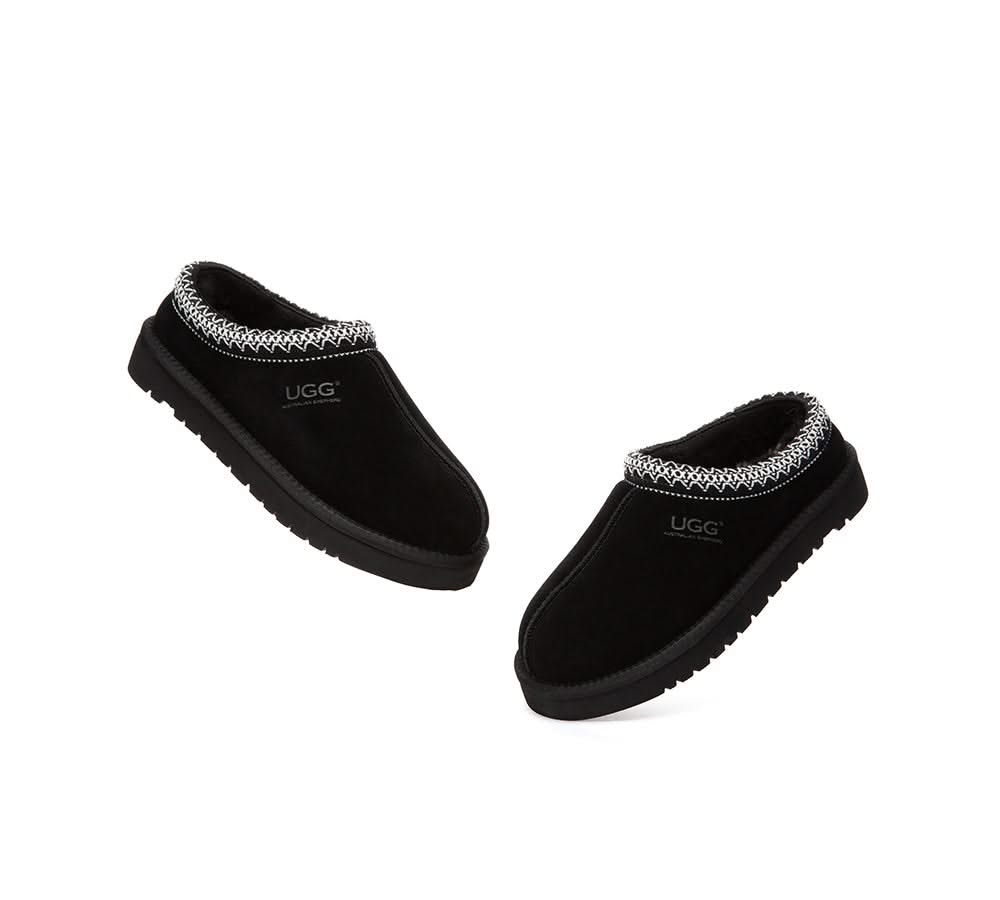 AUSTRALIAN SHEPHERD? UGG Slippers Sheepskin Wool Ankle Tazzy Tay