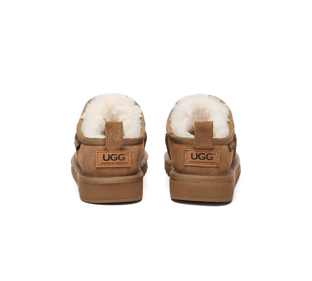 AUSTRALIAN SHEPHERD? UGG Boots Sheepskin Wool Low Cut Ankle Mini Classic Nano