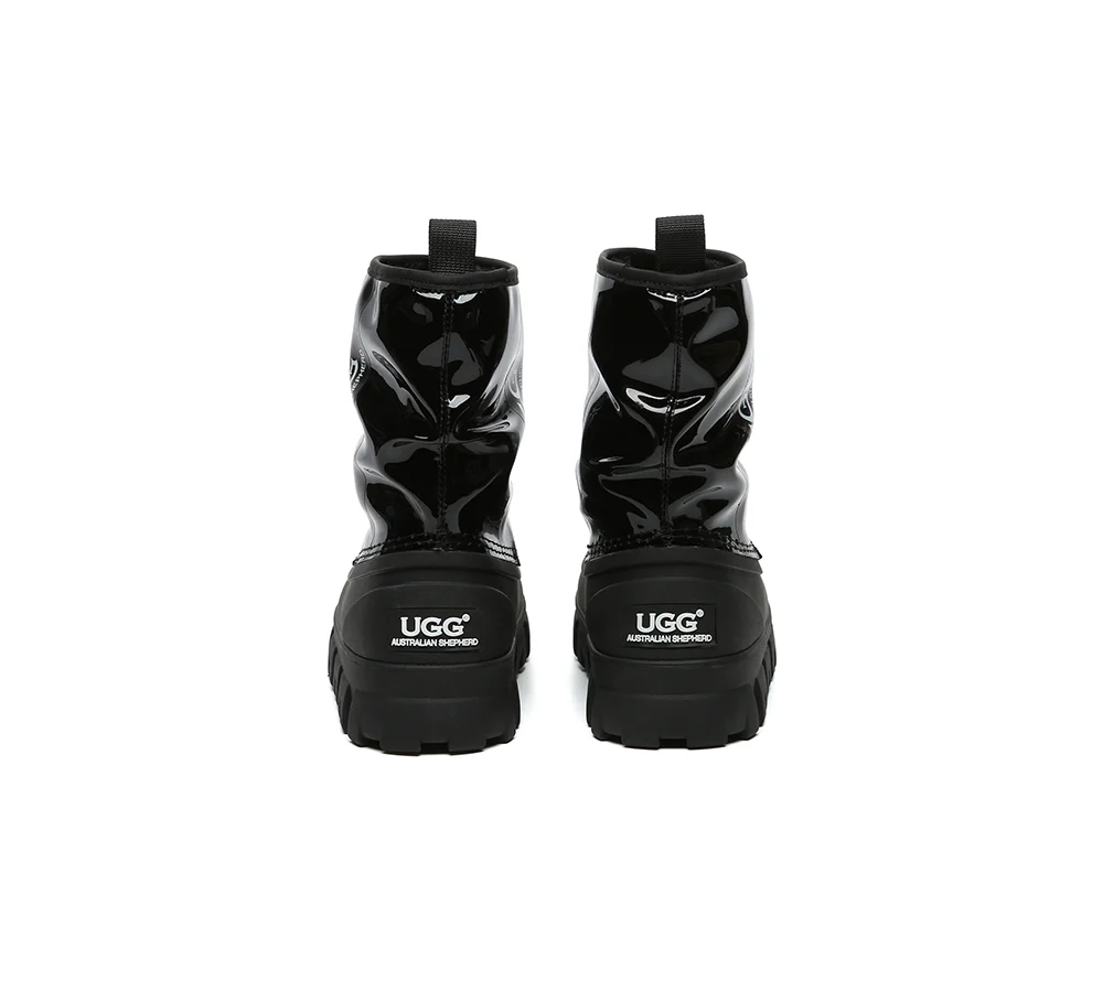 AUSTRALIAN SHEPHERD? UGG Boots Women Sheepskin Wool Waterproof Chunky Wren