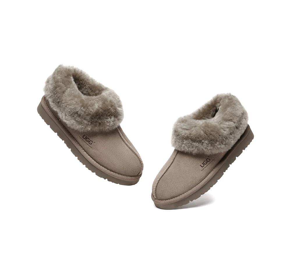 AUSTRALIAN SHEPHERD? UGG Slippers Sheepskin Wool Ankle Homey Special
