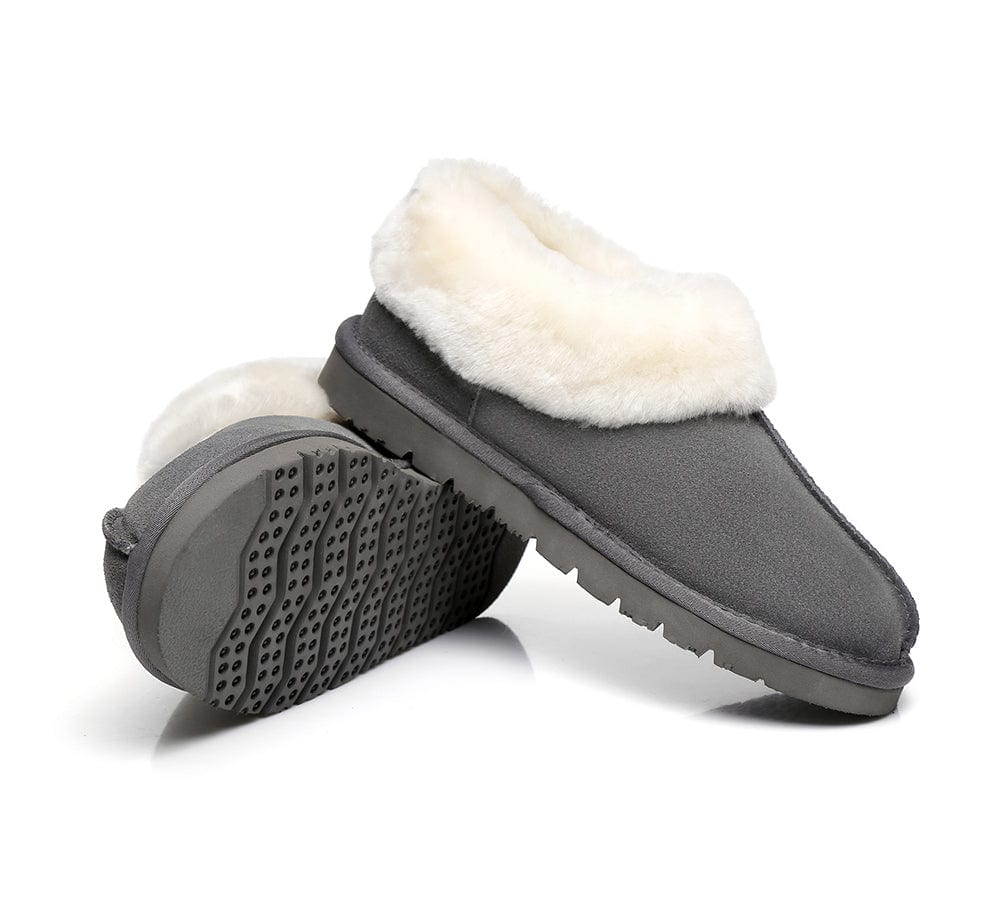 AUSTRALIAN SHEPHERD? UGG Slippers Sheepskin Wool Ankle Homey