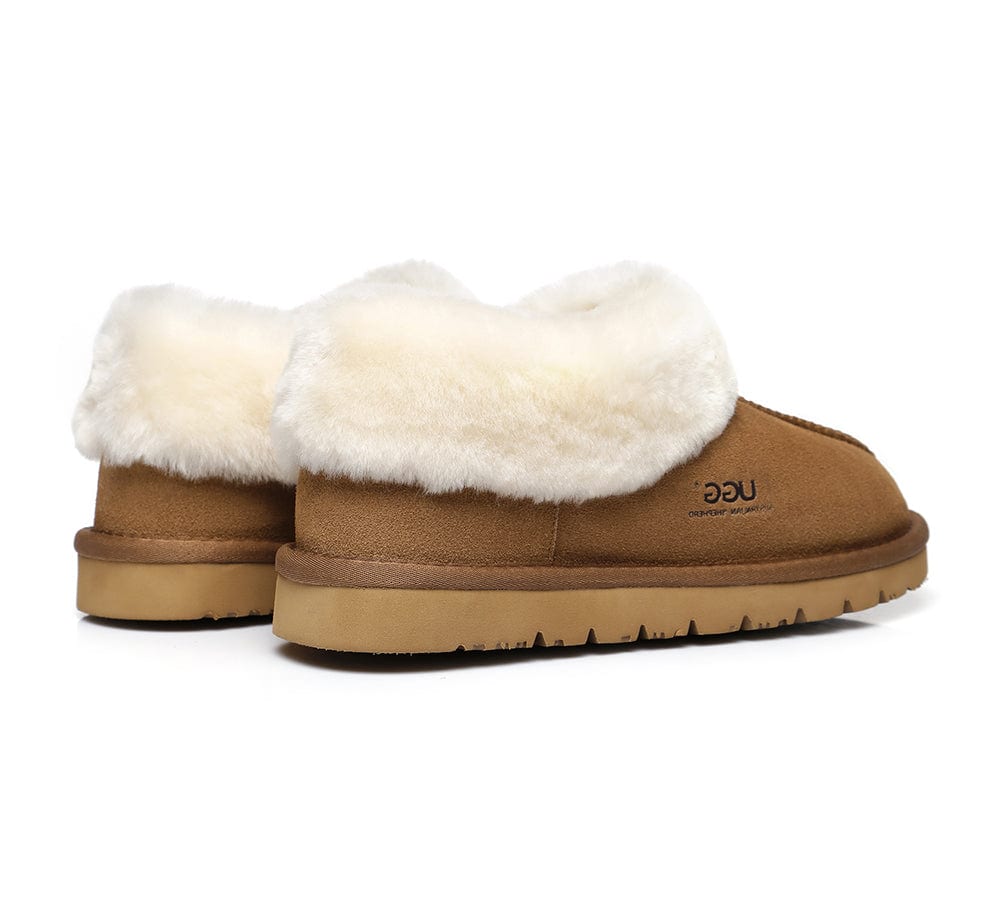 AUSTRALIAN SHEPHERD? UGG Slippers Sheepskin Wool Ankle Homey