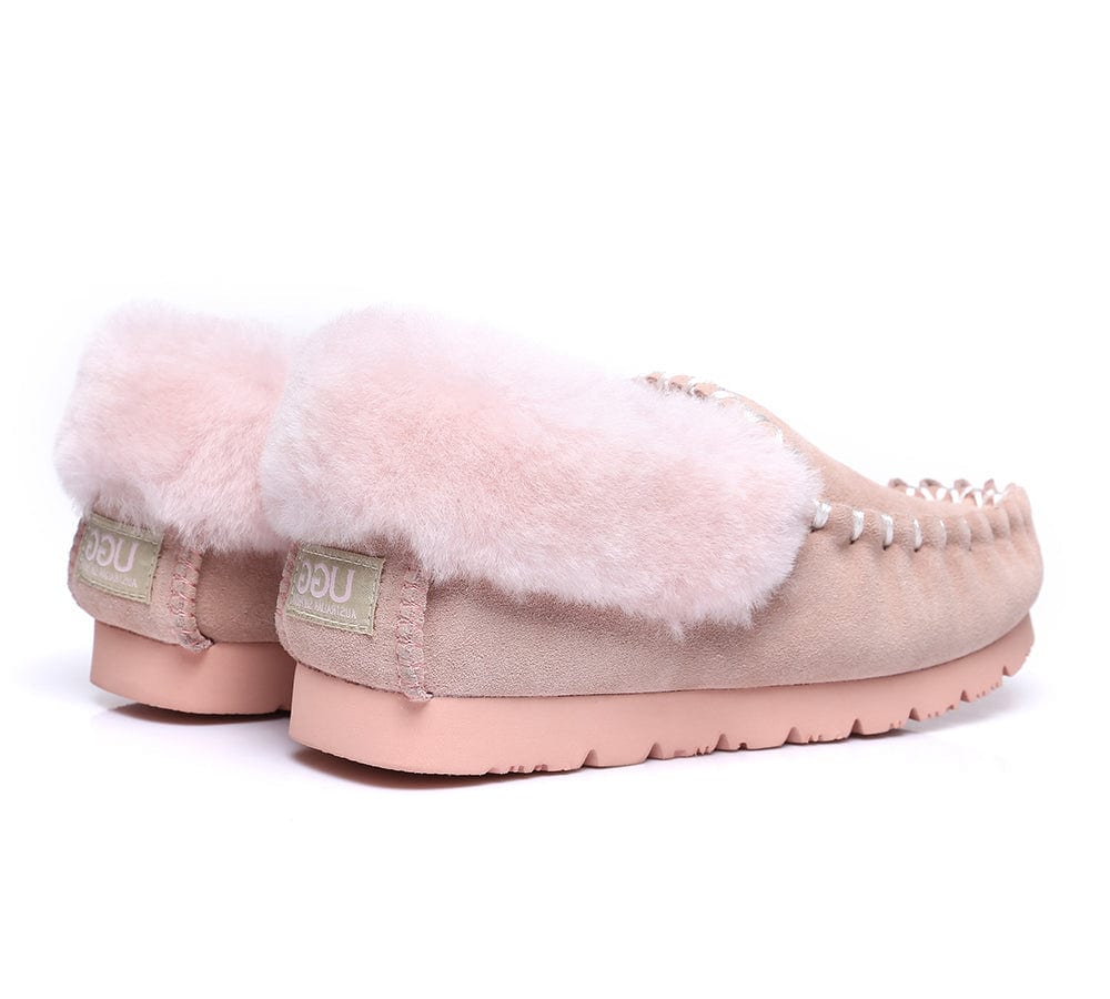 AUSTRALIAN SHEPHERD? UGG Slippers Sheepskin Wool Ankle Popo Moccasins