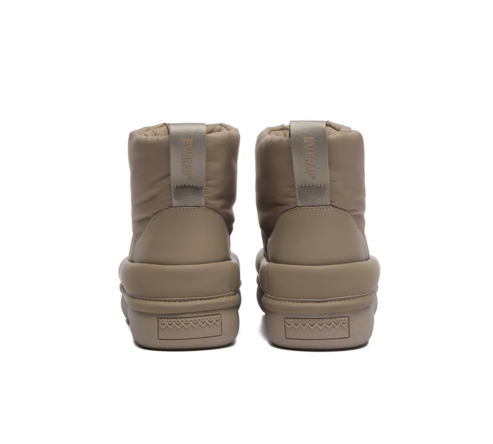 EVERAU? UGG Boots Women Sheepskin Wool Waterproof Ankle Dobra