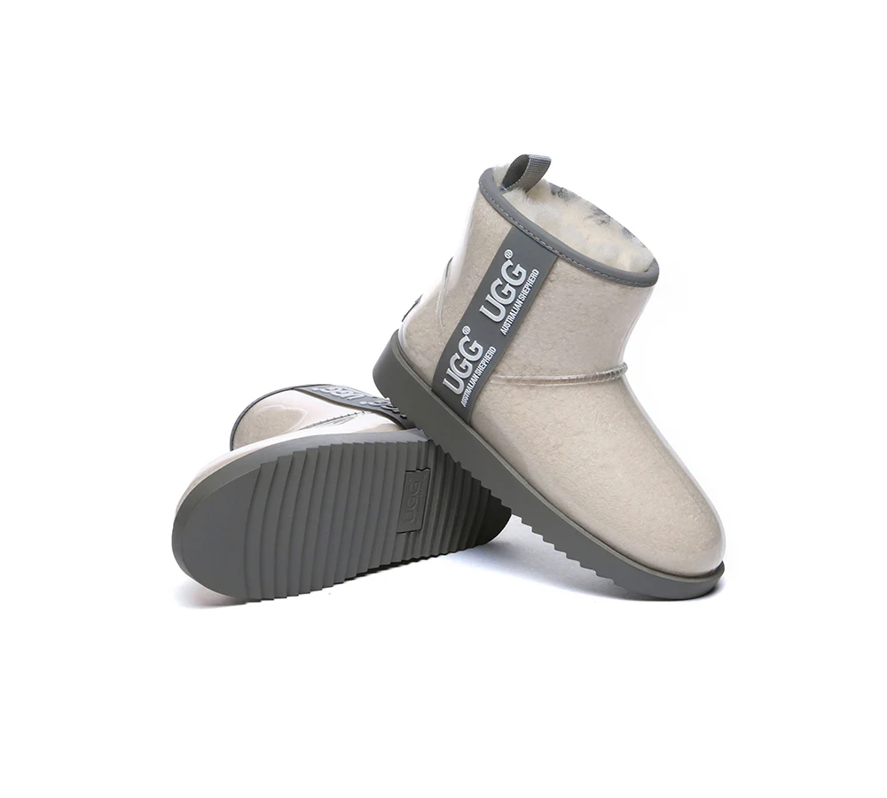 AUSTRALIAN SHEPHERD? UGG Boots Women Clear Waterproof Shearling Coated Classic