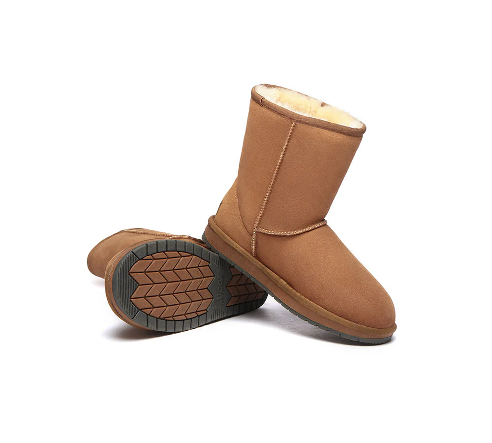 AUSTRALIAN SHEPHERD? UGG Boots Sheepskin Wool Short Classic Suede