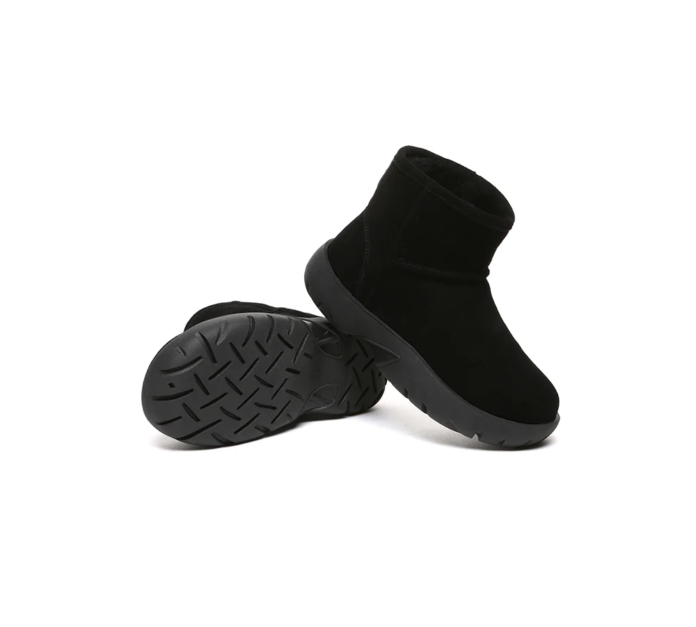 AUSTRALIAN SHEPHERD? UGG Boots Sheepskin Wool Ankle Chunky Mini Classic Salma