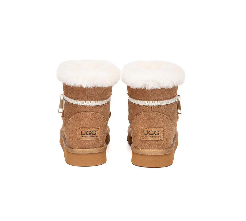 AUSTRALIAN SHEPHERD? UGG Boots Sheepskin Wool Shearling Ankle Lienn