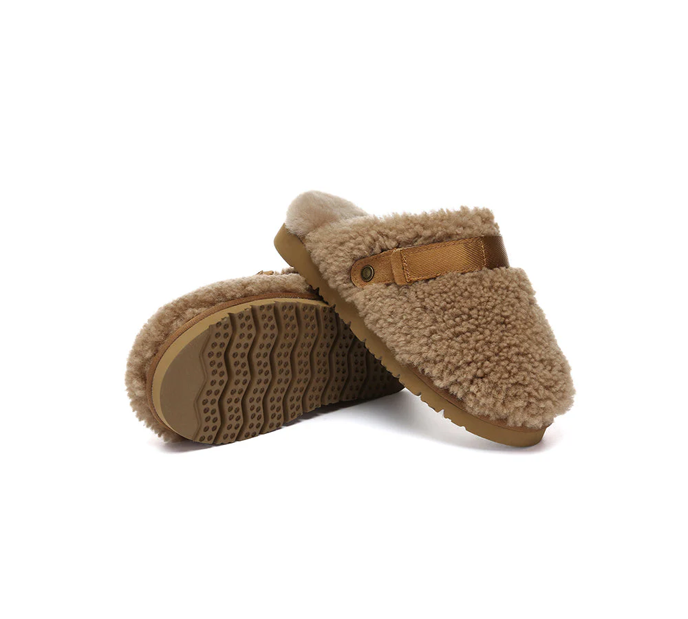 AUSTRALIAN SHEPHERD? UGG Slippers Sheepskin Wool Slingback Nozet
