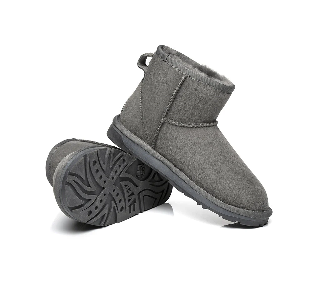 EVERAU? UGG Boots Sheepskin Wool Ankle Mini Classic