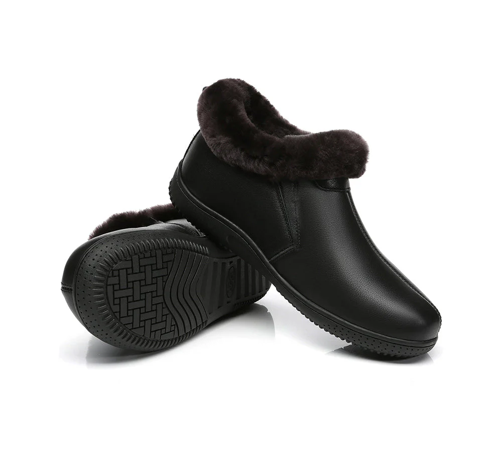 AUSTRALIAN SHEPHERD? UGG Slippers Sheepskin Wool Collar Ankle Daley
