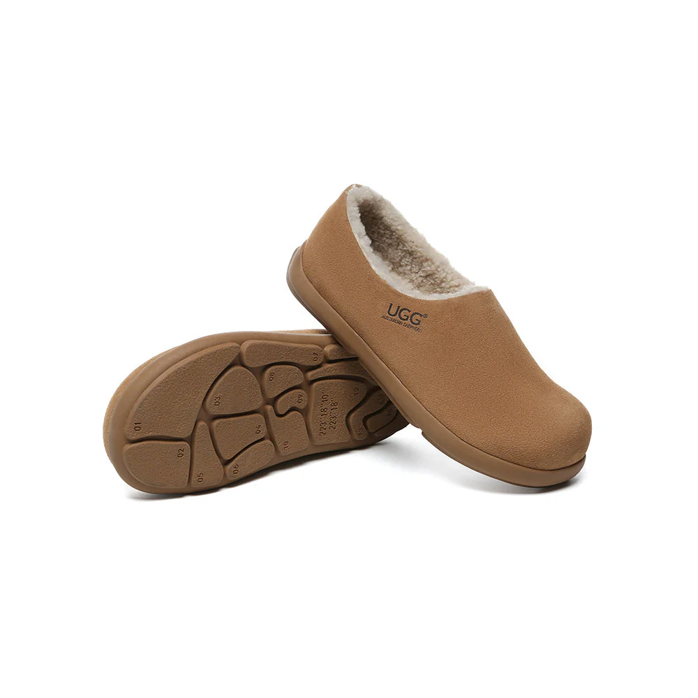 AUSTRALIAN SHEPHERD? UGG Slippers Sheepskin Wool Ankle Clog Brett