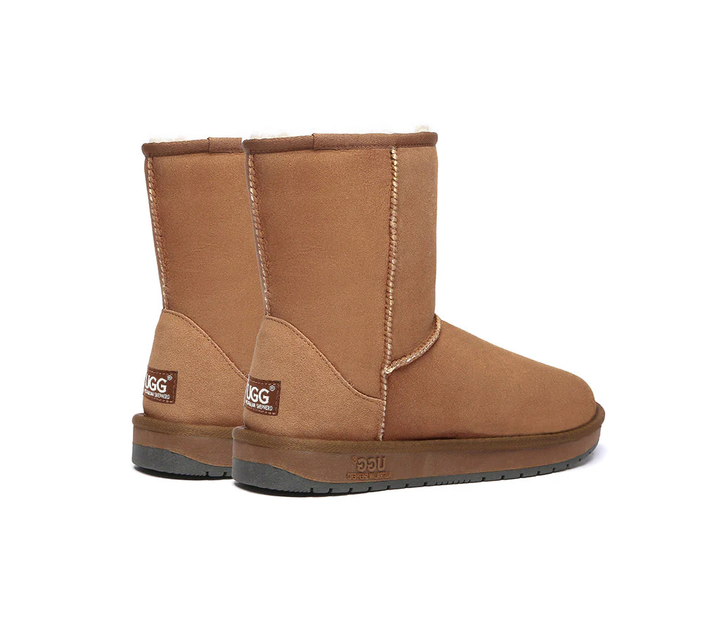 AUSTRALIAN SHEPHERD? UGG Boots Sheepskin Wool Short Classic Suede