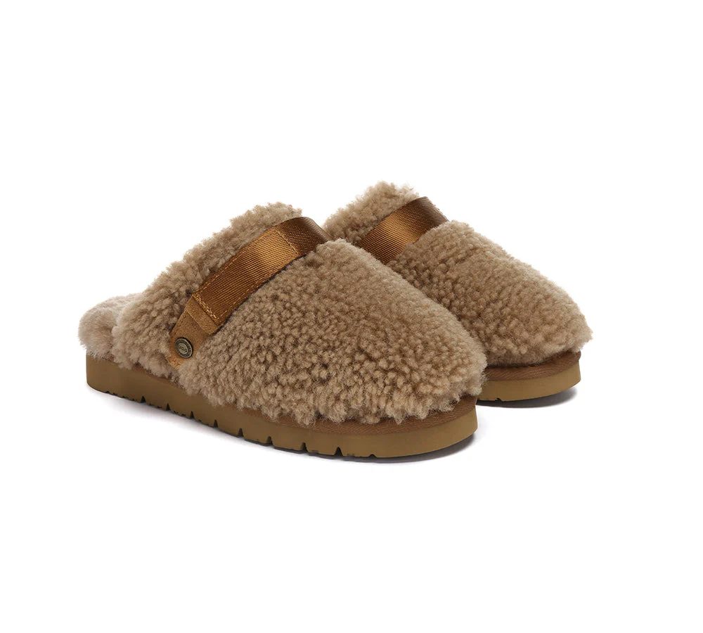 AUSTRALIAN SHEPHERD? UGG Slippers Sheepskin Wool Slingback Nozet