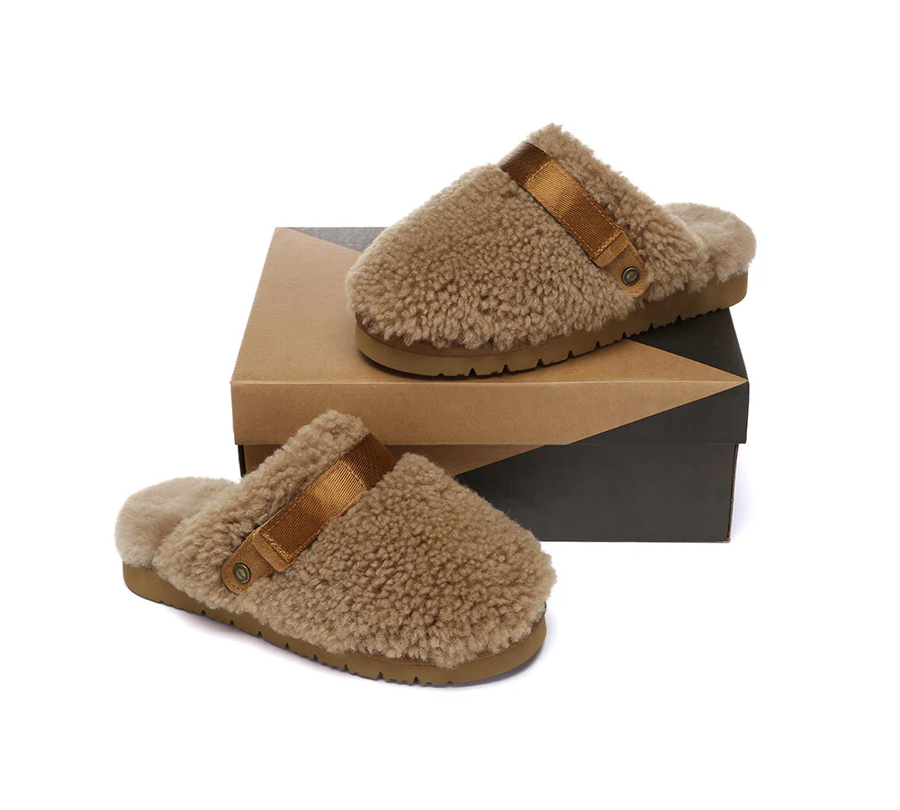 AUSTRALIAN SHEPHERD? UGG Slippers Sheepskin Wool Slingback Nozet