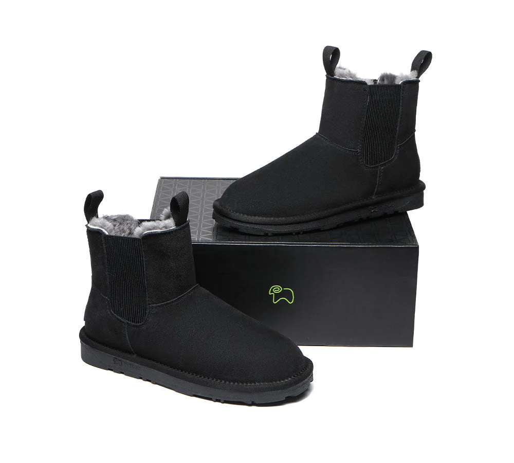 EVERAU? UGG Boots Women Sheepskin Wool Mini Guildford