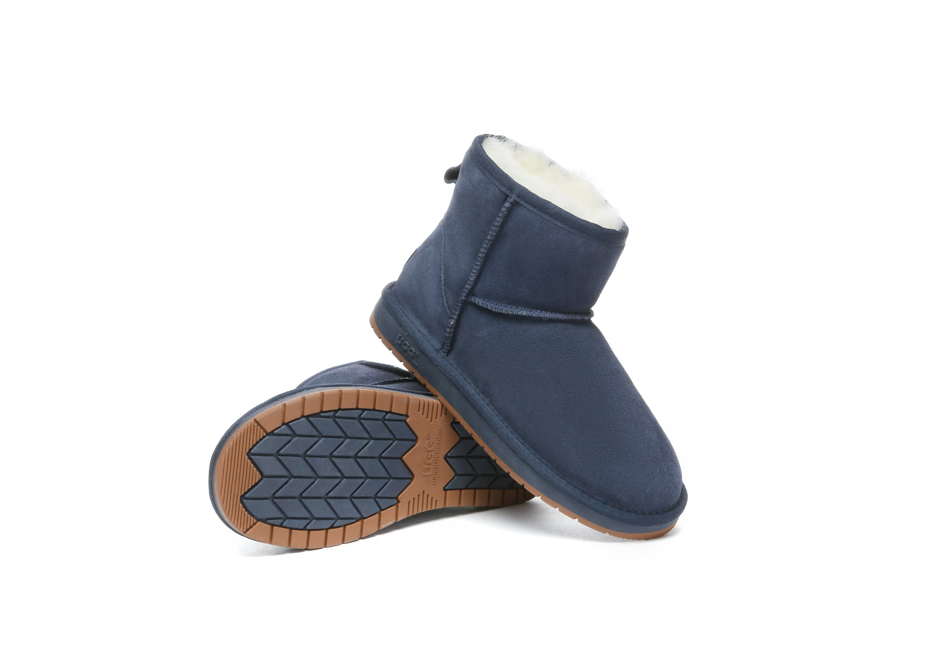 AUSTRALIAN SHEPHERD? UGG Boots Sheepskin Wool Mini Classic Suede Special Colour