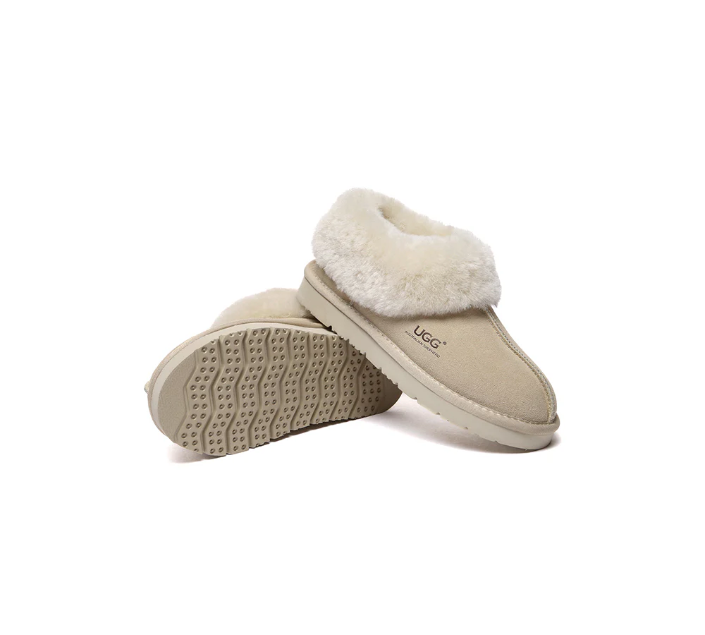 AUSTRALIAN SHEPHERD? UGG Slippers Sheepskin Wool Ankle Homey Special
