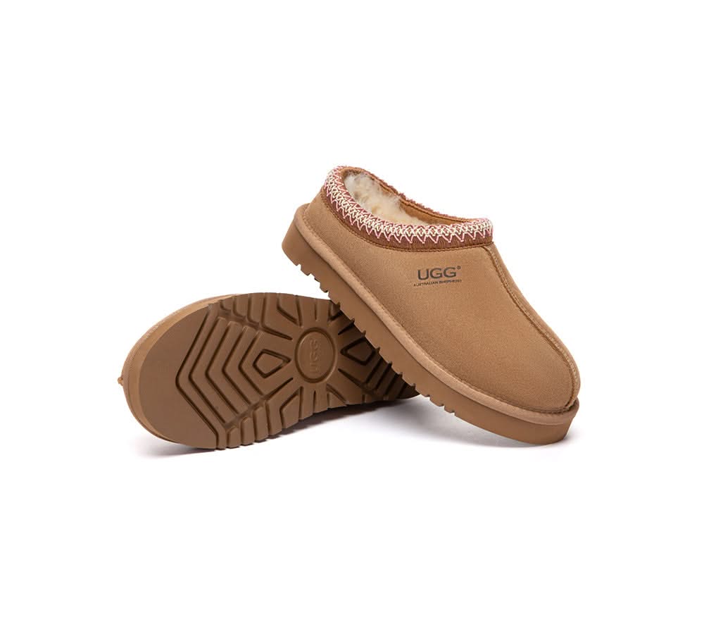 AUSTRALIAN SHEPHERD? UGG Slippers Sheepskin Wool Ankle Tazzy Tay