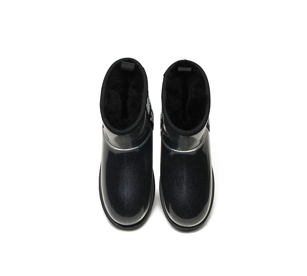 AUSTRALIAN SHEPHERD? UGG Boots Women Clear Waterproof Shearling Coated Classic