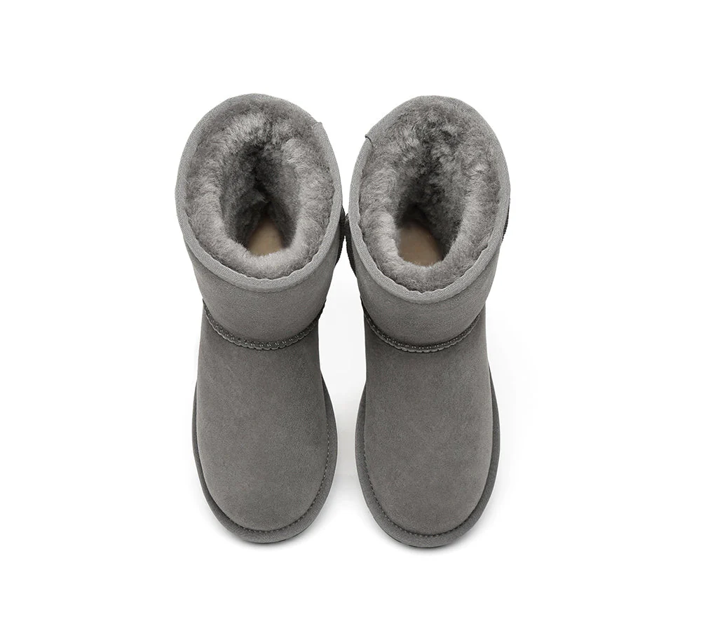 EVERAU? UGG Boots Premium Australian Sheepskin Wool Short Classic