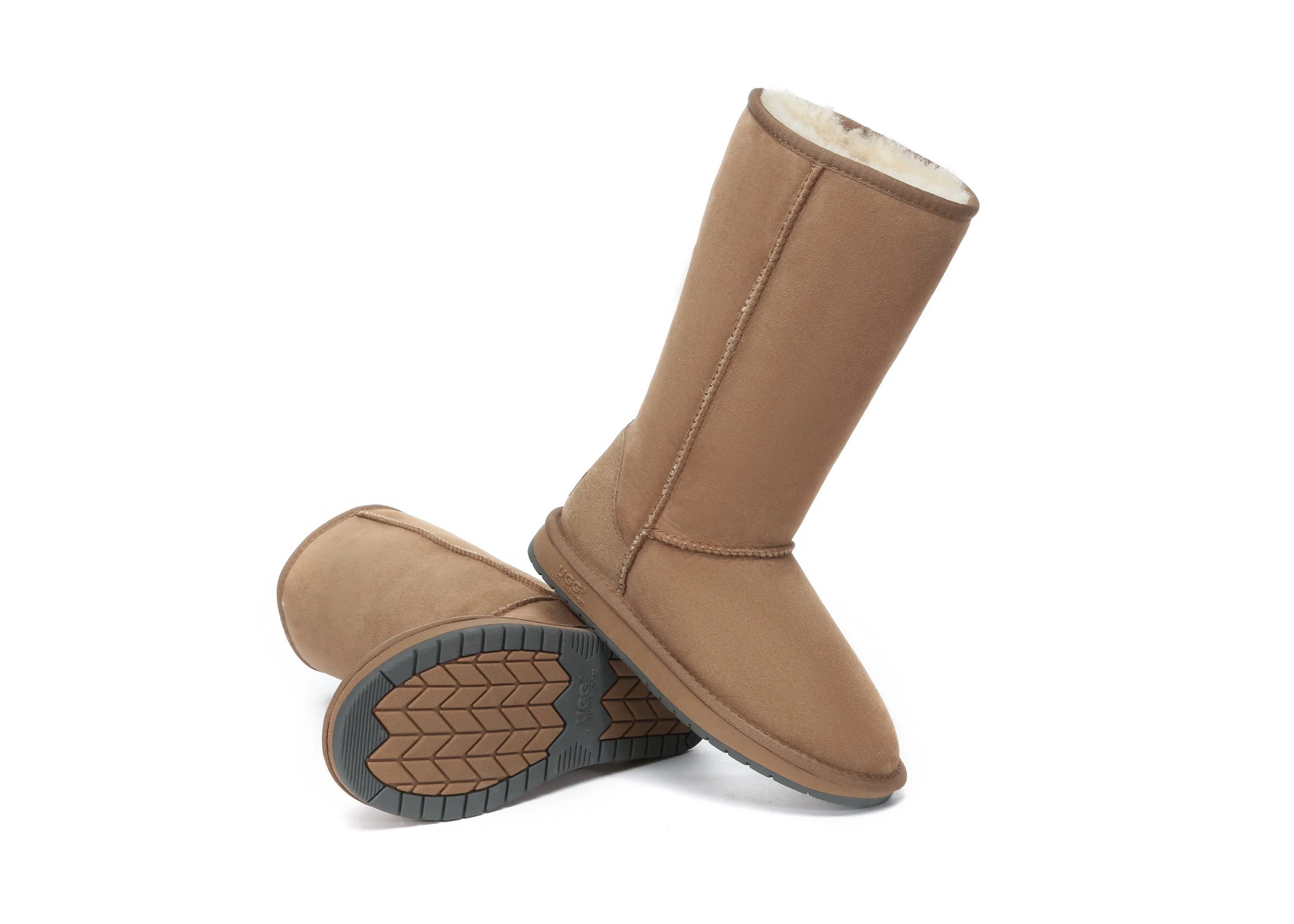 AUSTRALIAN SHEPHERD? UGG Boots Double Face Sheepskin Wool Tall Classic
