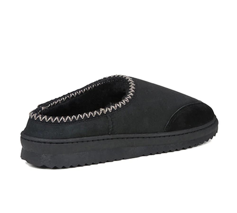 EMU? UGG Slippers Australian Made Sheepskin Wool Scuff Platinum Outback