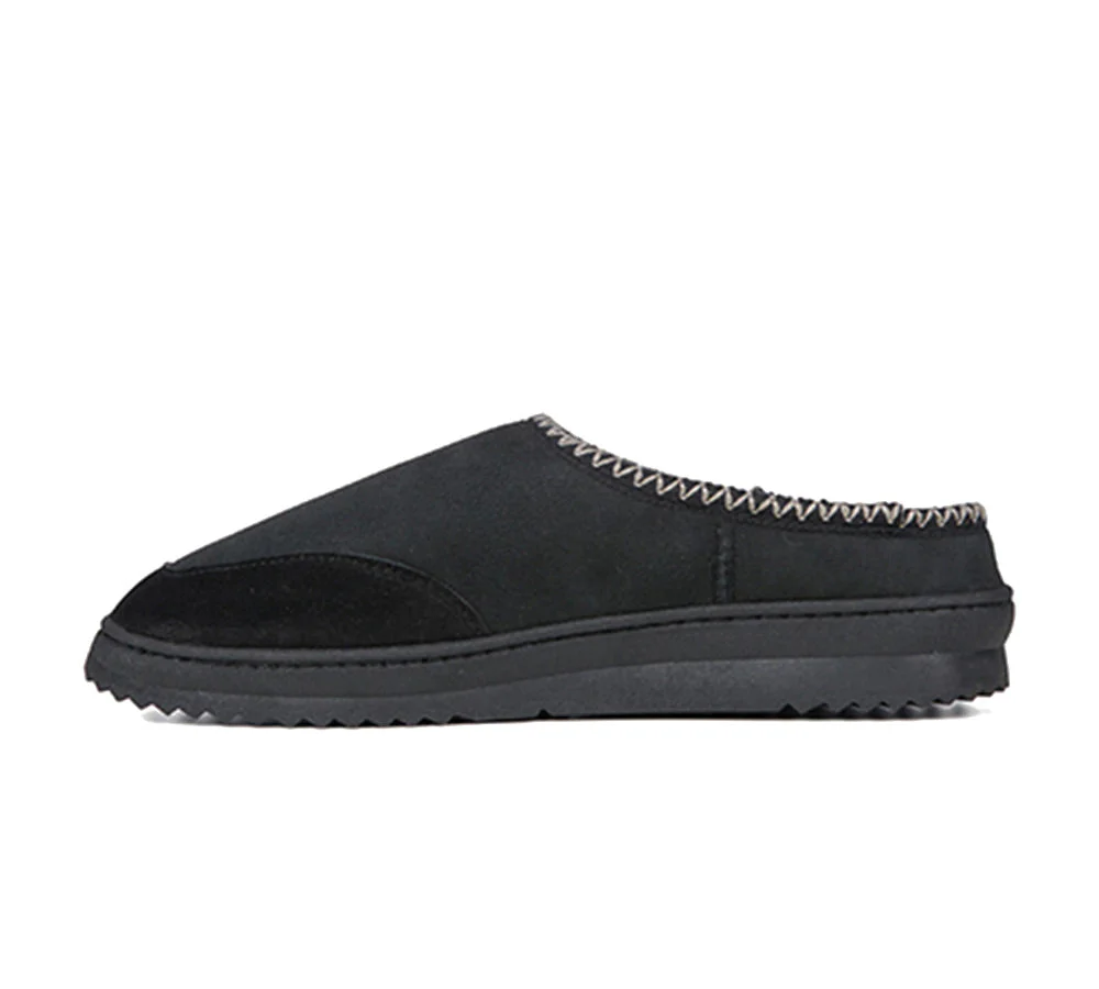 EMU? UGG Slippers Australian Made Sheepskin Wool Scuff Platinum Outback