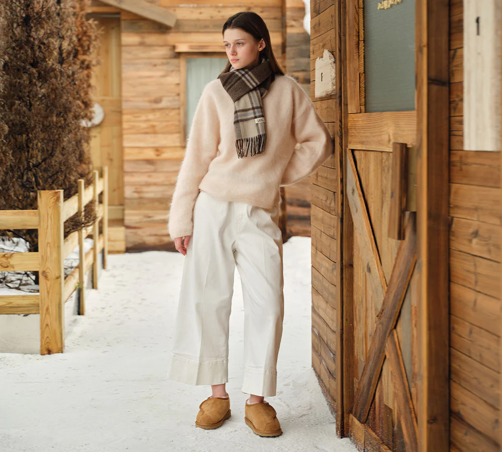 AUSTRALIAN SHEPHERD? UGG Slippers Sheepskin Wool Adjustable Tristen