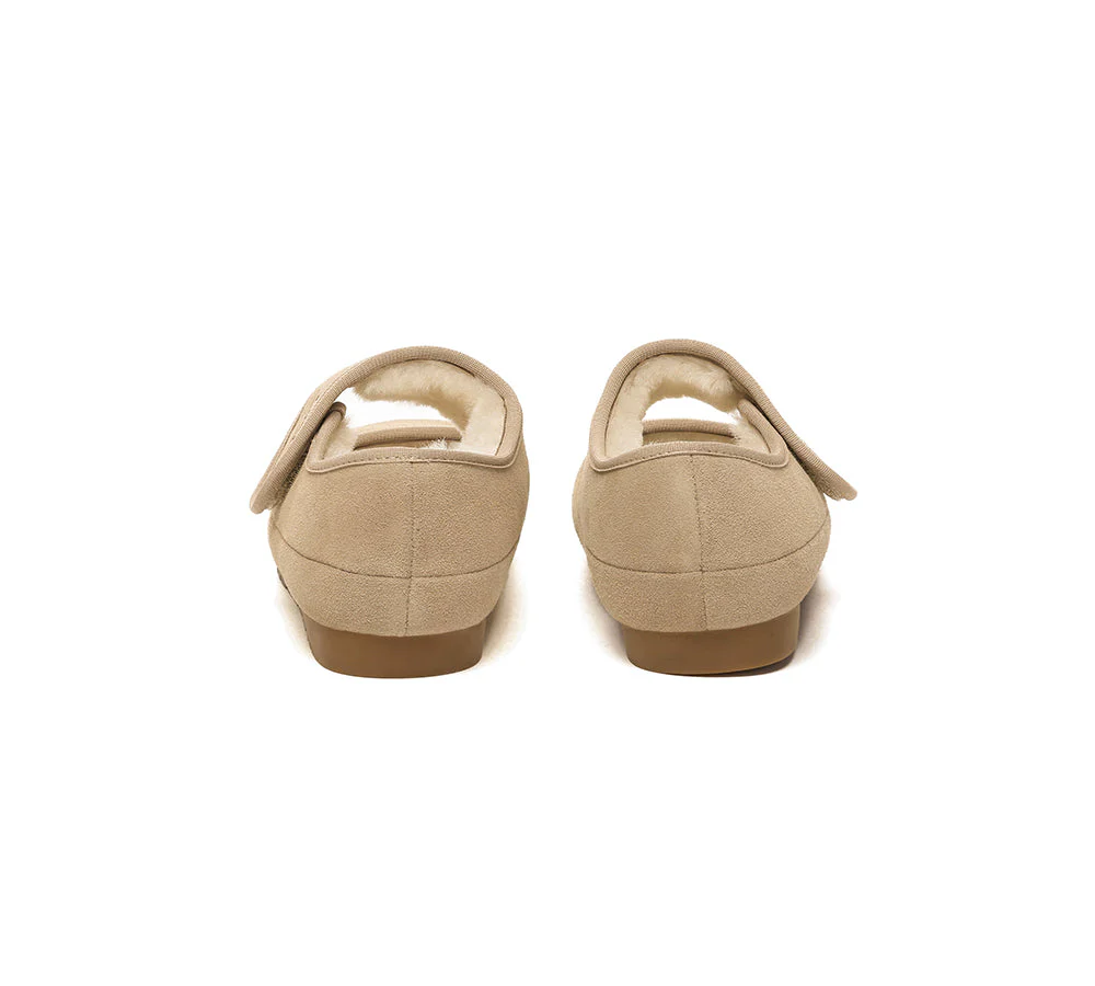 AUSTRALIAN SHEPHERD? UGG Slippers Sheepskin Wool Adjustable Strap Mary Jane Millie