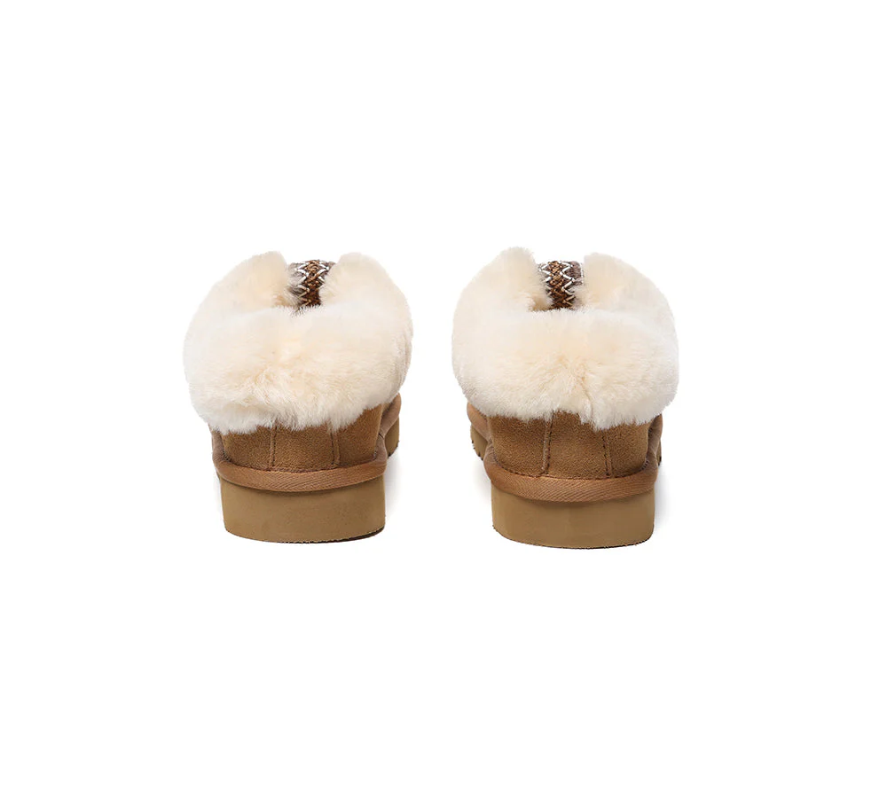 AUSTRALIAN SHEPHERD? UGG Slippers Sheepskin Wool Ankle Casual Draco Moccasins