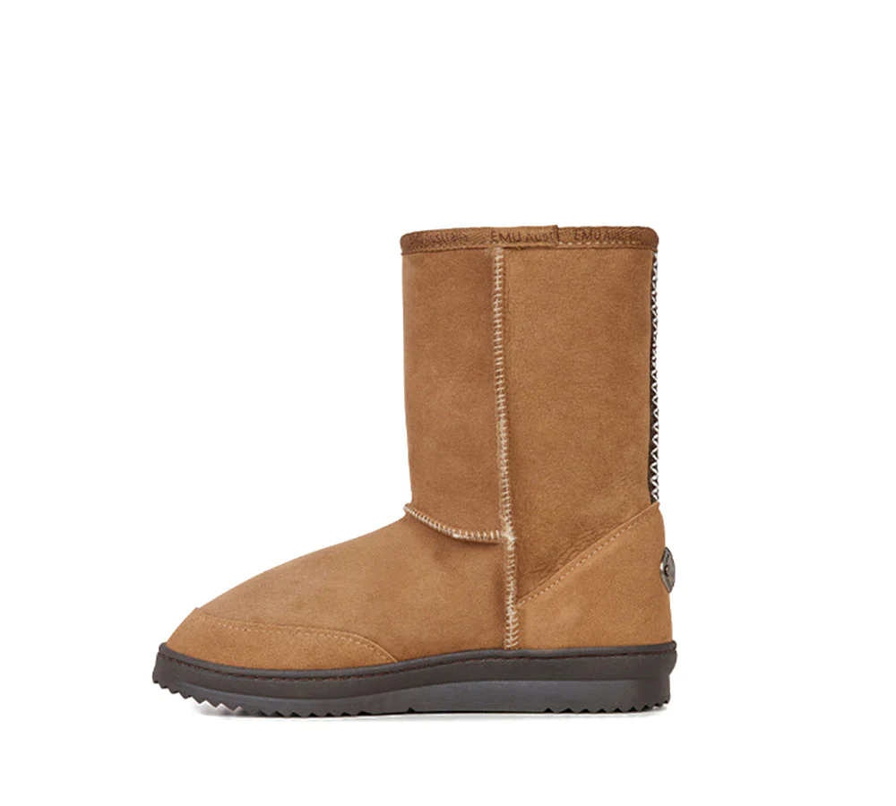 EMU? UGG Boots Australian Made Sheepskin Wool Short Platinum Outback Lo